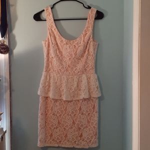 Lace mini dress